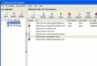 Inbound Links Monitor screenshot